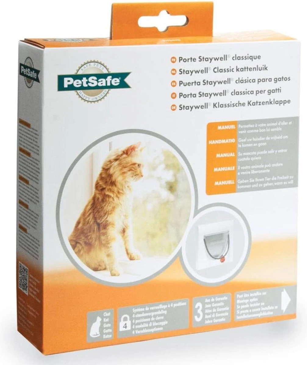 Petsafe 919 Classic - Wit - Kattenluik - 22,4 X 22,4 X 22,4 Cm 3 Petsafe 919 Classic - Wit - Kattenluik - 22,4 X 22,4 X 22,4 Cm - Afbeelding 3