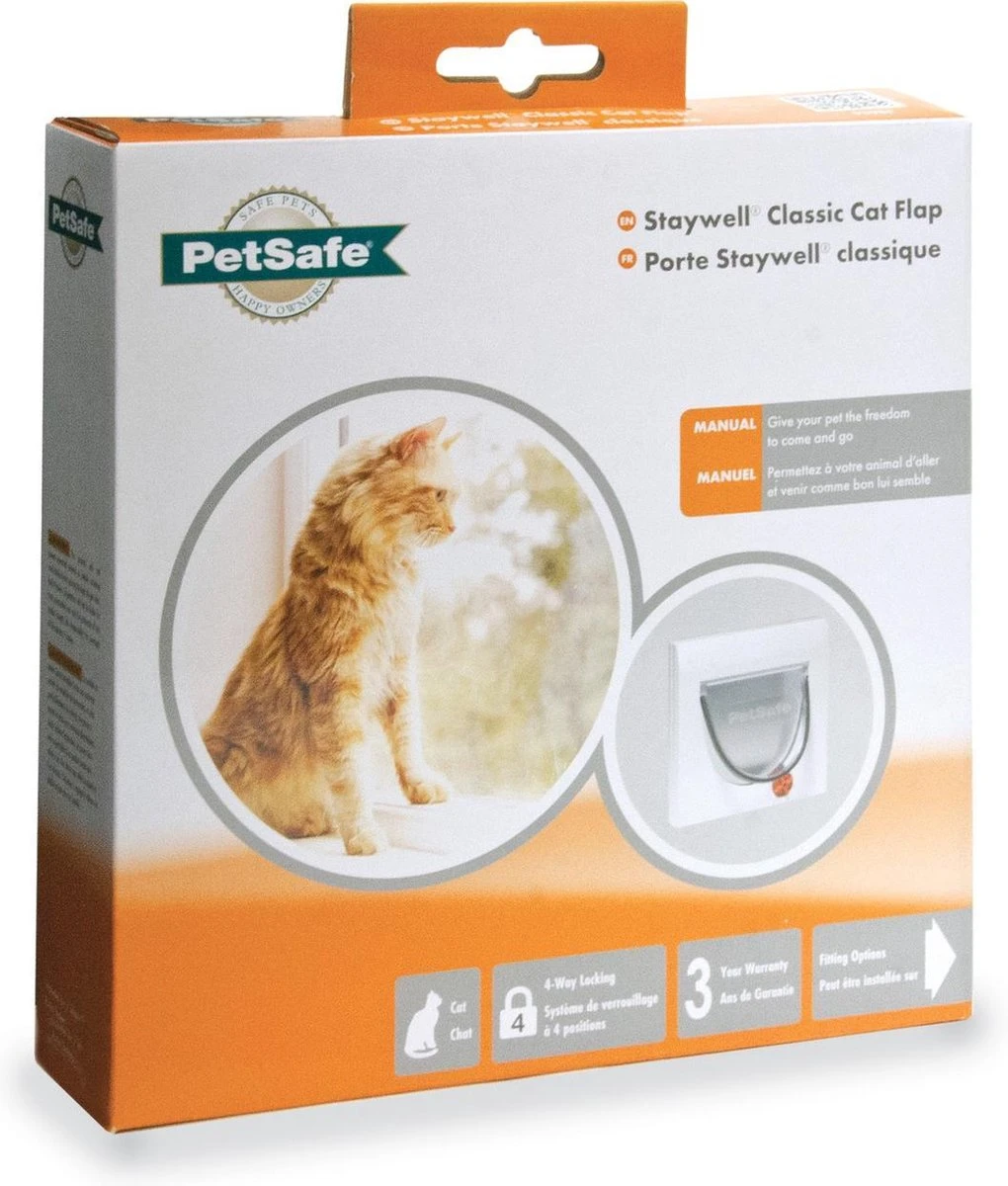 Petsafe 919 Classic - Wit - Kattenluik - 22,4 X 22,4 X 22,4 Cm 1 Petsafe 919 Classic - Wit - Kattenluik - 22,4 X 22,4 X 22,4 Cm