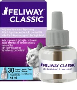 Feliway Classic - Navulling - 48 Ml - Anti-stress Kat -Merkloos Winkel 1032x1200
