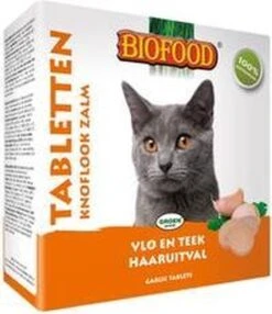 Biofood Kattensnoepjes Anti-Vlo - Zalm - 100 St -Merkloos Winkel 1038x1200