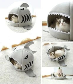 MikaMax Haai Hondenmand - Kattenmand - Dierenmand - Huisdierkussen - Mand Of Bed - Origineel - Extra Zacht Materiaal - 42 X 42 X 36 Cm -Merkloos Winkel 1047x1200 4