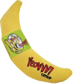 Yeowww! Chicata Banana - Speeltje Voor Katten Met Kattenkruid - De Meest Krachtige Catnip Ter Wereld – Onweerstaanbaar – Katoen – 17.7 Cm - Geel -Merkloos Winkel 1056x1200 2