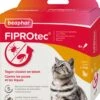 Beaphar Fiprotec - Vlooiendruppels - Katten Vanaf 1 Kg En 8 Weken - 3 Pipetten