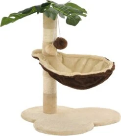 VidaXL Kattenkrabpaal Met Sisal Krabpaal 50 Cm Beige En Bruin -Merkloos Winkel 1068x1200 2