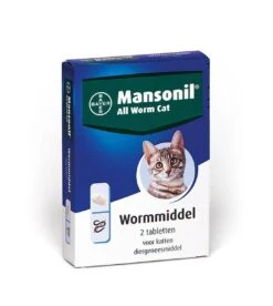 Mansonil All Worm Cat Ontworming - Kat - 2 Tabletten 17 Mansonil All Worm Cat Ontworming - Kat - 2 Tabletten -Merkloos Winkel 1072x1200 1