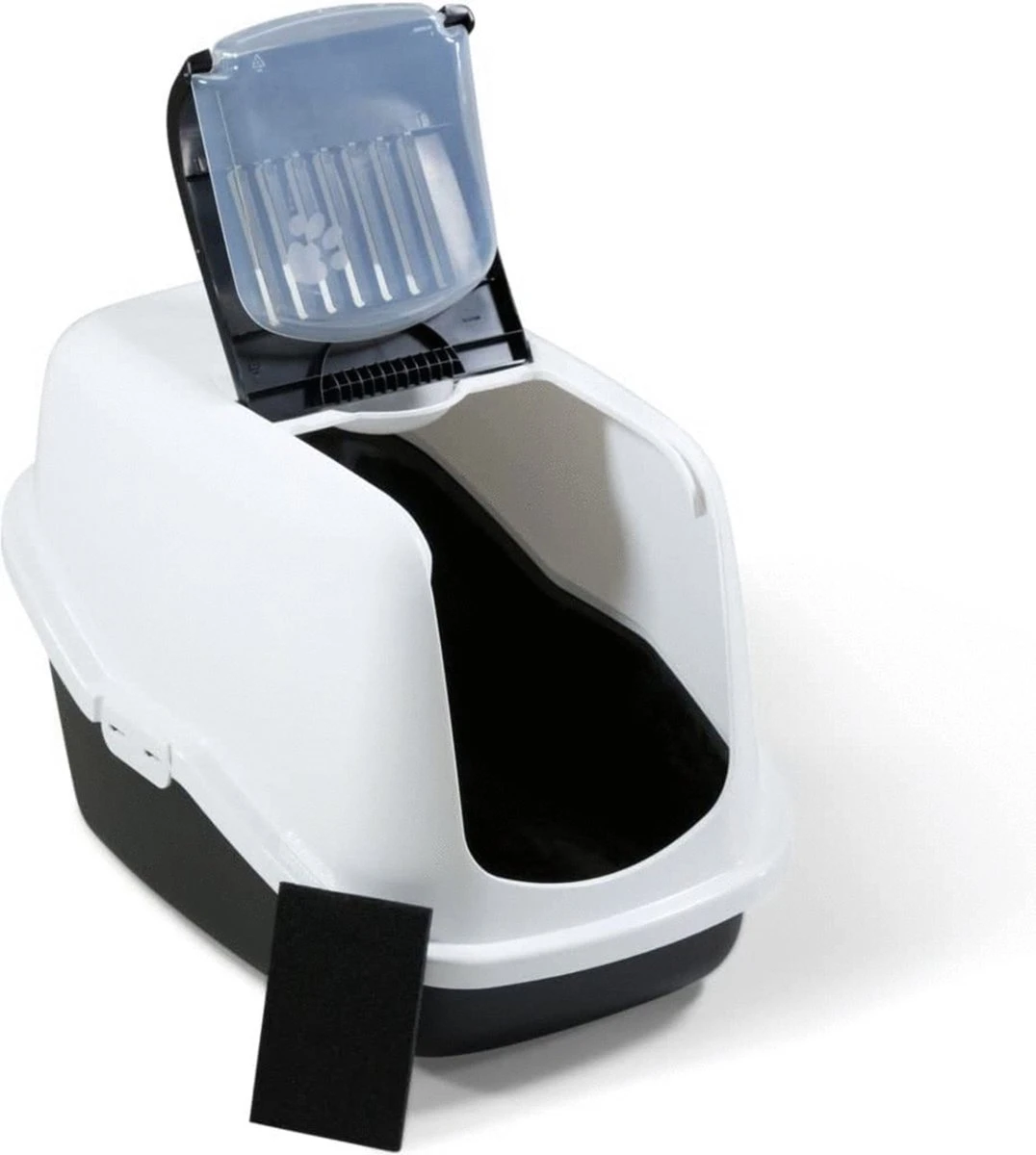 Savic Kattenbak Nestor - Kattenbak - Zwart/Wit - 56 X 39 X 38,5 10 Savic Kattenbak Nestor - Kattenbak - Zwart/Wit - 56 X 39 X 38,5 - Afbeelding 10