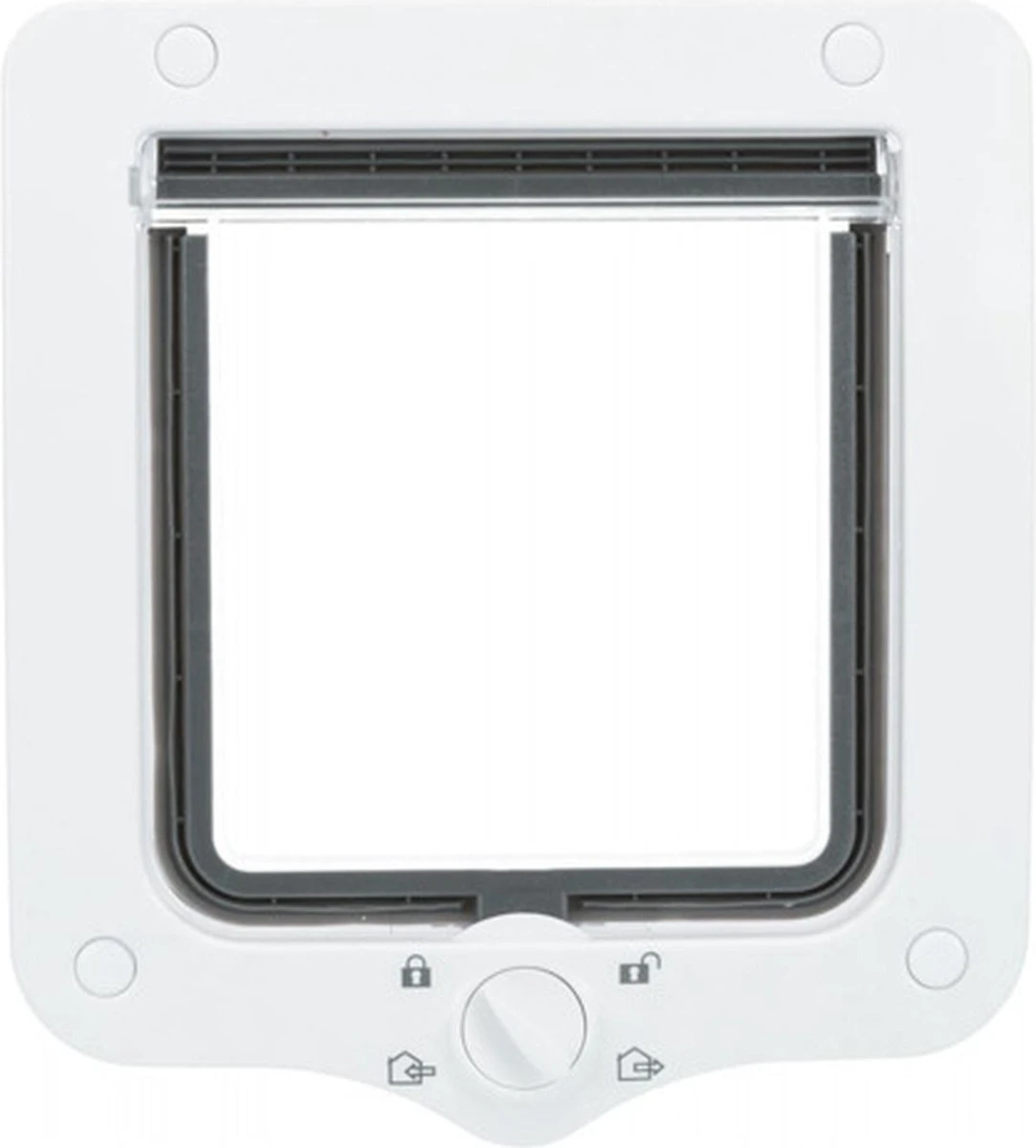 Trixie 4-weg Kattenluik Met Tunnel - Wit - 20 X 22 Cm 6 Trixie 4-weg Kattenluik Met Tunnel - Wit - 20 X 22 Cm - Afbeelding 6