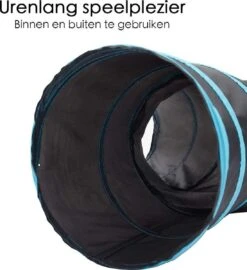 Merkloos Kattentunnel - Opvouwbaar - 3 Gangen - Voor Binnen En Buiten -Merkloos Winkel 1097x1200 3