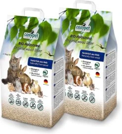 CosyPET Houtkorrels Kattenbakvulling 2x 20L (40l, 20kg)