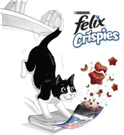 Felix Crispies - Kattensnacks Zalm & Forel - 8 X 45g -Merkloos Winkel 1109x1200