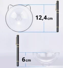 Behave Dubbele Voerbak - Drinkbak - Katten - Verstelbaar - Wit -Merkloos Winkel 1110x1200