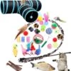 Filo Kattenspeelgoed Set 30 Stuks - Kattenspeeltje Kattentunnel - Kattenhengel - Kattenveertjes - Vis Met Kattenkruid - Kattenspeeltjes Intelligentie Kitten - Interactief Speelgoed Katten - Poezen Speeltjes