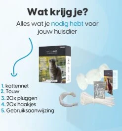 Kattennet Voor Balkon 4x10 Meter - Katten Gaas - Kattennet Balkon - Katten Net - Transparant -Merkloos Winkel 1123x1200 4