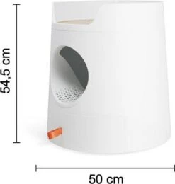 A Sunny Day Kattenbak Met Lade, Bedje En Krabplank - Inclusief Schepje - Design Kattenbak - Wit - Dichte Kattenbak - Kattenbak Gesloten -Merkloos Winkel 1139x1200 4