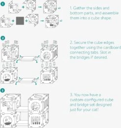 Navaris Modulaire Golfkartonnen Huisdieren Speelblokken - Golfkarton Speelhuis Met 4 Blokken En 2 Bruggen - Voor Kleine Katten, Kittens En Konijnen 11 Navaris Modulaire Golfkartonnen Huisdieren Speelblokken - Golfkarton Speelhuis Met 4 Blokken En 2 Bruggen - Voor Kleine Katten, Kittens En Konijnen -Merkloos Winkel 1139x1200 5
