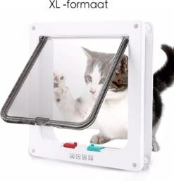 Merkloos Kattenluik - Inclusief Tunnel - 4 Vergendelingsstanden - Wit - Waterdicht - 23 X 25 X 5.5 Cm 11 Merkloos Kattenluik - Inclusief Tunnel - 4 Vergendelingsstanden - Wit - Waterdicht - 23 X 25 X 5.5 Cm -Merkloos Winkel 1149x1200 5