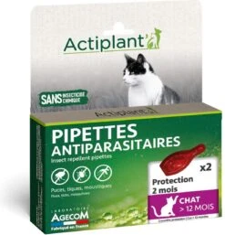 Laboratoire Agecom Essentiel ECO SPOT Kat +12 Maanden Anti-Vlo En Teek Pipetten