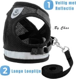 Merkloos Kattentuigje Met Looplijn | Zwart Kattenharnas | Easy Step In | Kattenriem | Kattenlijn | Kattentuig | Maat L 5 Merkloos Kattentuigje Met Looplijn | Zwart Kattenharnas | Easy Step In | Kattenriem | Kattenlijn | Kattentuig | Maat L -Merkloos Winkel 1153x1200 5