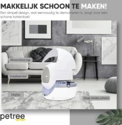 Petree Dome- Zelfreinigende Kattenbak - Automatisch - Katten - Anti-geur - 60 X 35 X 60 Cm -Merkloos Winkel 1174x1200 3