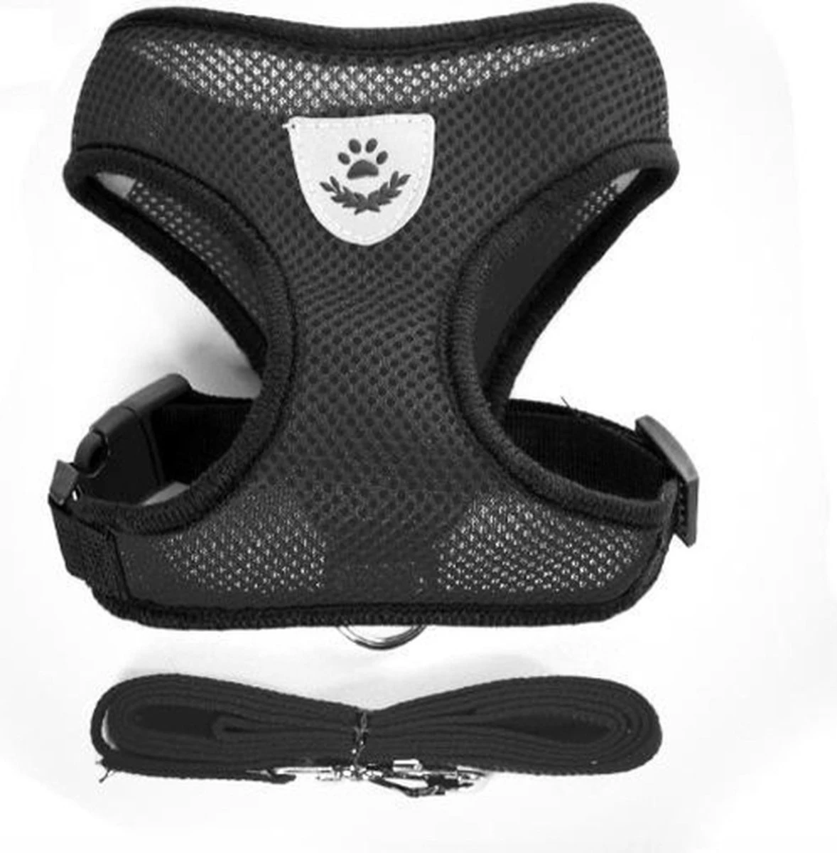 Merkloos Kattentuigje - Kattenharnas - Kattentuig Met Looplijn - Hondentuigje - Hondenharnas - Zwart - Maat S 3 Merkloos Kattentuigje - Kattenharnas - Kattentuig Met Looplijn - Hondentuigje - Hondenharnas - Zwart - Maat S - Afbeelding 3