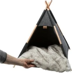 TRIXIE Huisdierengrot Tipi 55x65x55 Cm Vilt -Merkloos Winkel 1189x1200 6
