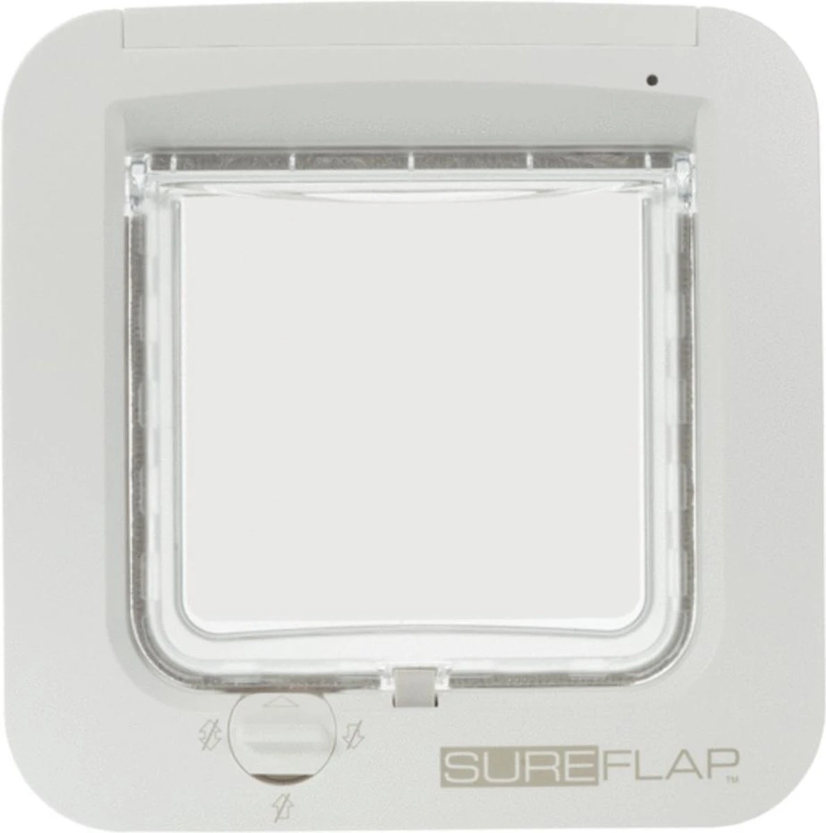 Sureflap Dierenluik Microchip S - Kattenluik - 20x20x7 Cm Wit 1 Sureflap Dierenluik Microchip S - Kattenluik - 20x20x7 Cm Wit