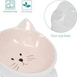 Navaris Voerbakjes Voor Katten - Set Van 2 Voer- En Waterbakken - Etensbak Van Keramiek - Met Antislip Voetjes - Kattenvorm - Roze/Groen 12 Navaris Voerbakjes Voor Katten - Set Van 2 Voer- En Waterbakken - Etensbak Van Keramiek - Met Antislip Voetjes - Kattenvorm - Roze/Groen -Merkloos Winkel 1194x1200 2