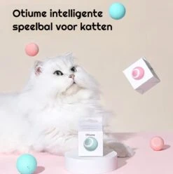 Otiume Slimme Katten Speeltje - Interactieve Zelf Rollende Bal Voor Katten - Kattenspeeltjes - USB Oplaadbaar- Turquoise -Merkloos Winkel 1195x1200 13