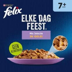 Felix Elke Dag Feest Mix Selectie In Gelei 7+ Senior - Katten Natvoer - 48 X 85g -Merkloos Winkel 1198x1200 2
