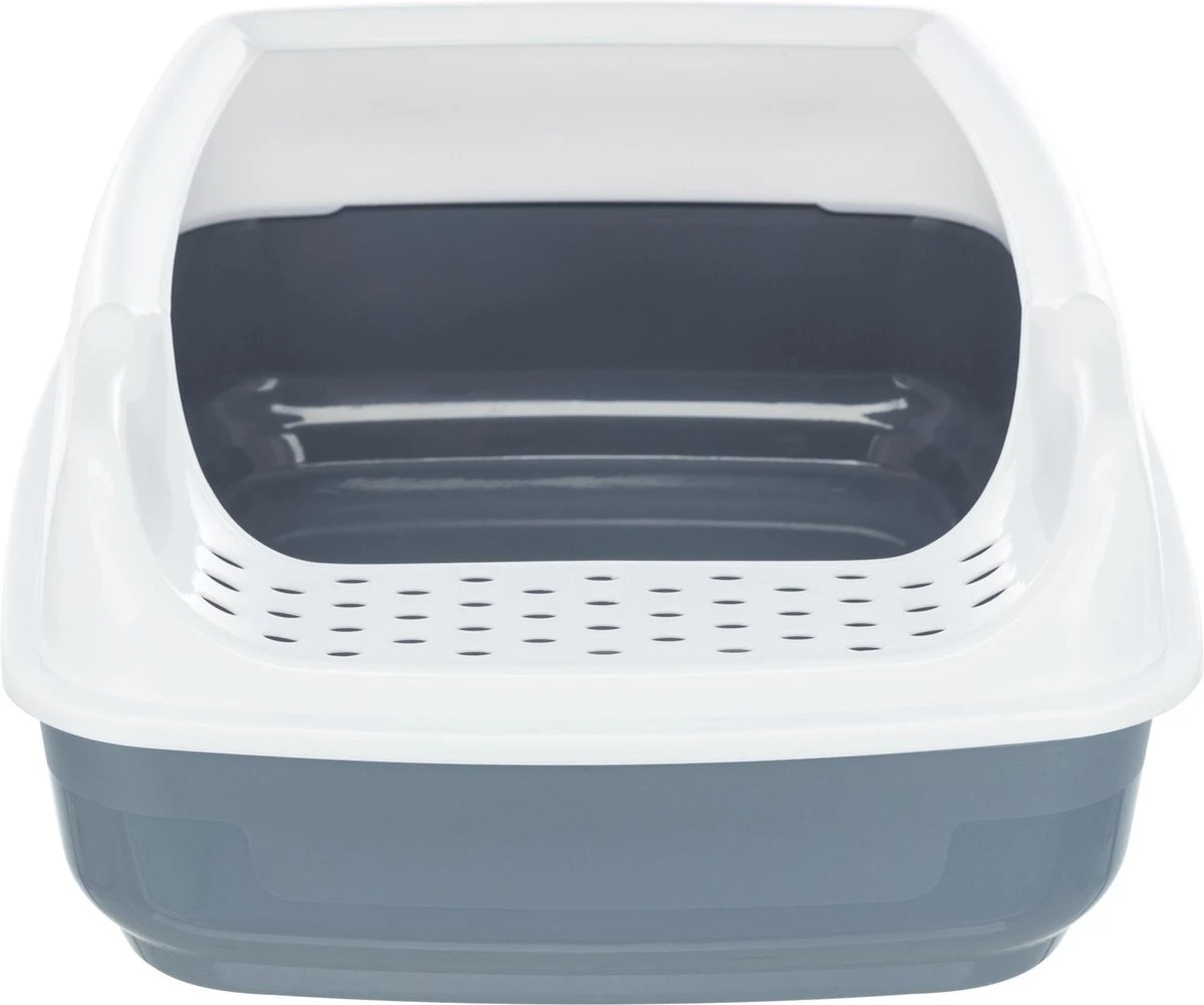 Trixie Kattenbak Delio Grijs/wit 2 Trixie Kattenbak Delio Grijs/wit - Afbeelding 2
