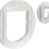 Sureflap Montageadapter Voor Kattenluik - Wit - 14 X 12 Cm
