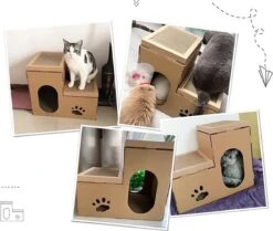 Kattenhuis Krab-speel Huis Voor Poezen En Katten -Merkloos Winkel 1200x1017 1