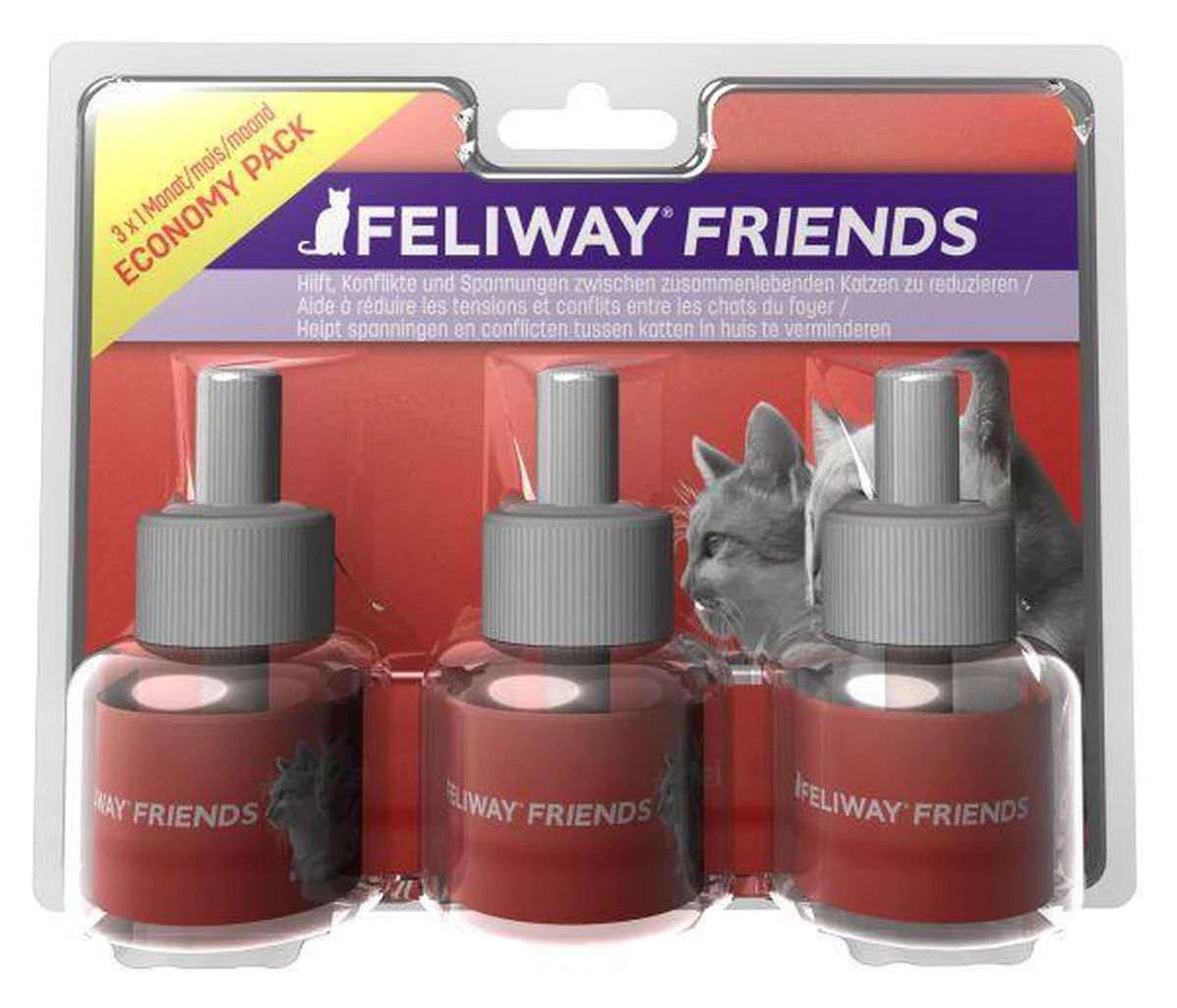 Feliway Friends - Navulling - 3 X 48 Ml 7 Feliway Friends - Navulling - 3 X 48 Ml - Afbeelding 7
