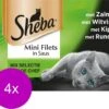 Sheba Multipack Mini Filets Chef Pouch - Kattenvoer - 4 X 12x85 G