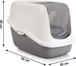 Savic Kattenbak Nestor - Medium -Merkloos Winkel 1200x1035 1