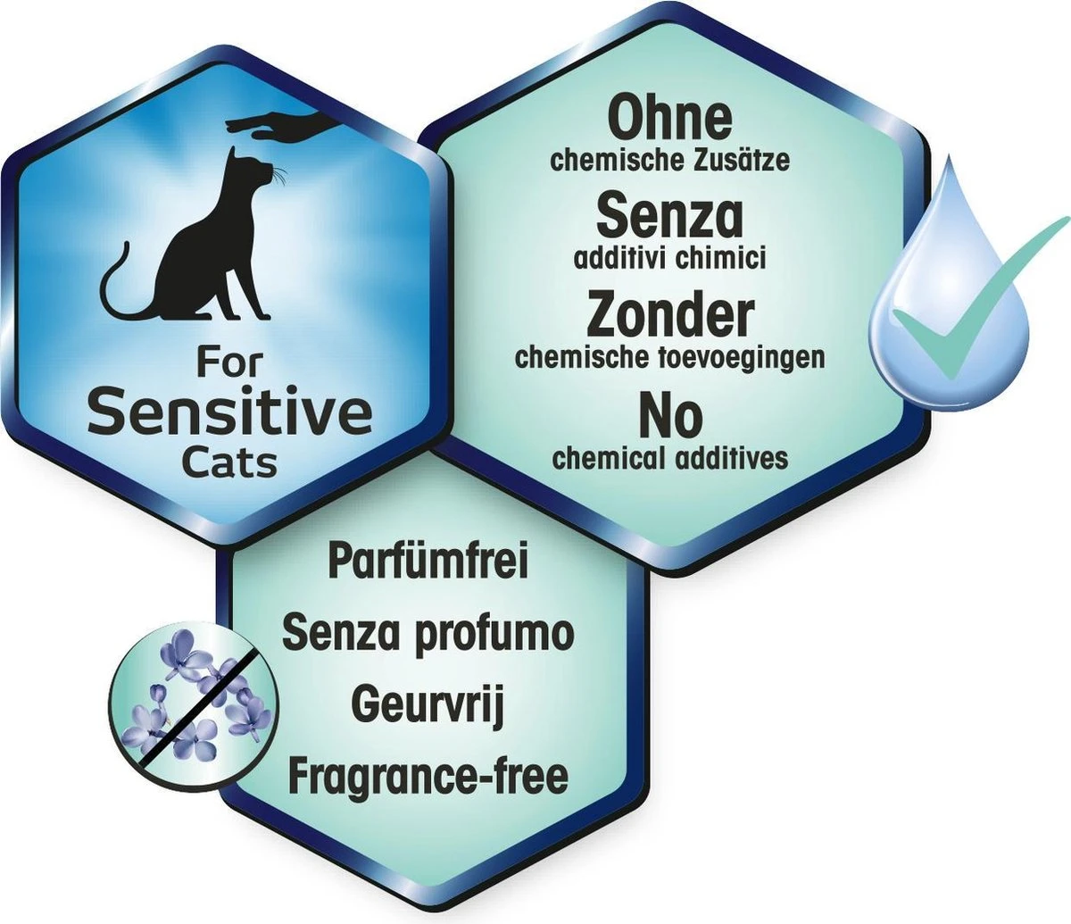 Biokat's Diamond Care Sensitive Classic - 6 L - Kattenbakvulling - Klontvormende - Zonder Geur - Aktieve Kool - Voor Gevoelige Katten 5 Biokat's Diamond Care Sensitive Classic - 6 L - Kattenbakvulling - Klontvormende - Zonder Geur - Aktieve Kool - Voor Gevoelige Katten - Afbeelding 5