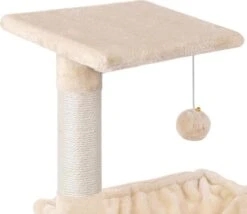 Merkloos MC Star Katten Krabpaal 70cm Krassen Grote Nis En Bal Opgeschort Spelen Schraper Platform Sisal - Beige, 70cm 9 Merkloos MC Star Katten Krabpaal 70cm Krassen Grote Nis En Bal Opgeschort Spelen Schraper Platform Sisal - Beige, 70cm -Merkloos Winkel 1200x1039 3