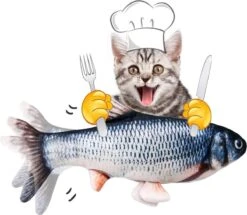 Merkloos Interactieve Oplaadbare Bewegende Vis (Grijs) - Unieke "must Have" Voor Uw Kat / Hond 6 Merkloos Interactieve Oplaadbare Bewegende Vis (Grijs) - Unieke "must Have" Voor Uw Kat / Hond -Merkloos Winkel 1200x1043 1