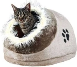 Trixie Kattenmand Iglo Minou Beige / Bruin - 41X35X26 CM -Merkloos Winkel 1200x1048 1