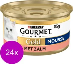 Gourmet Gold Mousse - Kattenvoer Natvoer - Zalm - 24 X 85 Gr 9 Gourmet Gold Mousse - Kattenvoer Natvoer - Zalm - 24 X 85 Gr -Merkloos Winkel 1200x1059 2