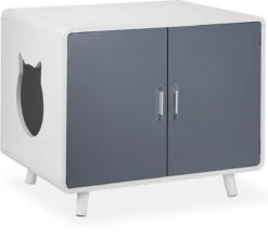 Relaxdays Kattenbak Ombouw Design - Kattenhuis Op Pootjes - Kattenmeubel Wit - Kattenkast 17 Relaxdays Kattenbak Ombouw Design - Kattenhuis Op Pootjes - Kattenmeubel Wit - Kattenkast -Merkloos Winkel 1200x1067 1