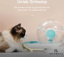AdomniaGoods - Automatische Katten Voerbak - Antislip Honden Voerbak - Unique Transparant/grijs Design - Altijd Hygiënisch Schoon Water! 9 AdomniaGoods - Automatische Katten Voerbak - Antislip Honden Voerbak - Unique Transparant/grijs Design - Altijd Hygiënisch Schoon Water! -Merkloos Winkel 1200x1075