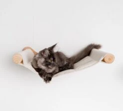 RHRQuality Wandmeubel Wandmontage Klimmuur Kat 53 X 43cm Luxe Hangmat XXL Creme Klim Wand Muur Krabpaal Katten Muurbevestiging -Merkloos Winkel 1200x1080 2