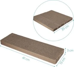 Navaris Kartonnen Krabplanken Voor Katten - Krabkarton Set Van 3 Stuks - 3 Krabmatten - Katten Karton Voor Ontspanning En Spelen -Merkloos Winkel 1200x1081 5