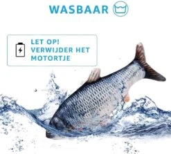 TwinQ Dansende Vis - Bewegende Vis Met Kattenkruid - Kattenspeeltjes - USB Oplaadbaar - Speelgoed Voor Katten - Incl. Kattenlampje -Merkloos Winkel 1200x1085 1