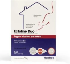 Flea Free Ectoline Duo Kat - Tegen Vlooien En Teken - 2 Pipetten -Merkloos Winkel 1200x1087