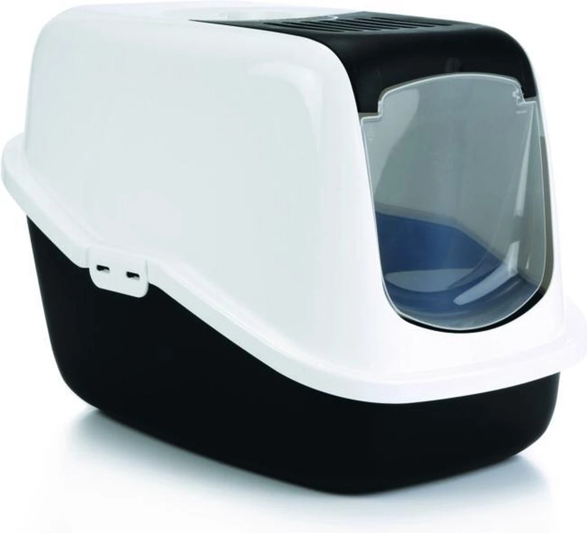 Savic Kattenbak Nestor - Kattenbak - Zwart/Wit - 56 X 39 X 38,5 1 Savic Kattenbak Nestor - Kattenbak - Zwart/Wit - 56 X 39 X 38,5