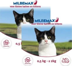 Elanco Milbemax Kitten & Kat - Anti Wormenmiddel - 2 X 2 Tab 0.5 Tot 2 Kg 6 Elanco Milbemax Kitten & Kat - Anti Wormenmiddel - 2 X 2 Tab 0.5 Tot 2 Kg -Merkloos Winkel 1200x1092 4
