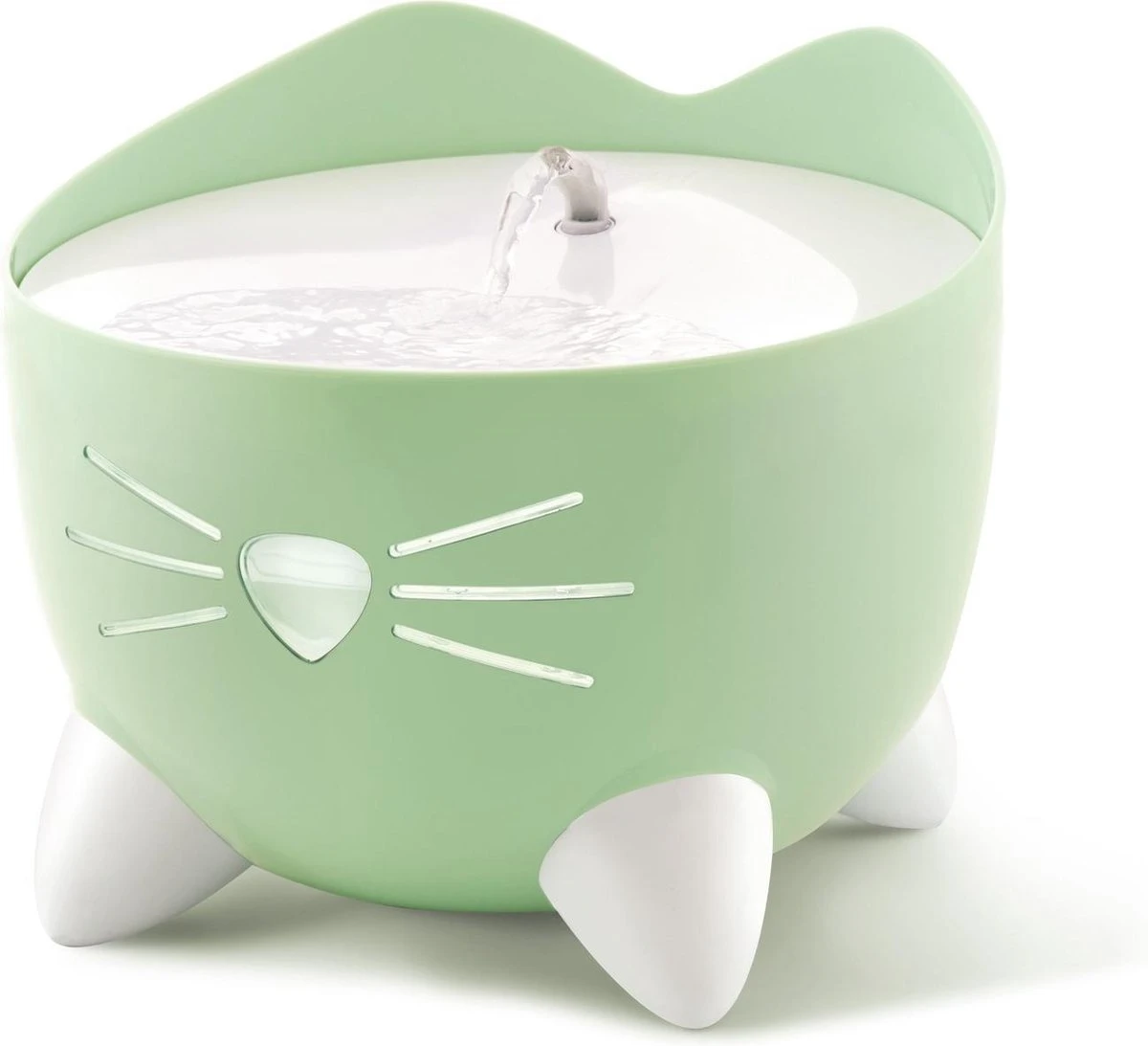 Catit Pixi Fountain - Kattendrinkbak - 20x20x16 Cm Groen 1 Catit Pixi Fountain - Kattendrinkbak - 20x20x16 Cm Groen