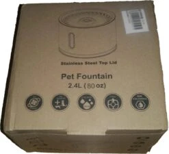 Merkloos Drinkfontein Voor Hond En Kat - RVS Waterbak - Dieren Drinkbak - Vers Water Fontein - Drinkfontein Katten- 3 Standen - 2.4 Liter - Incl. 1 Koolstoffilter -Merkloos Winkel 1200x1095 3